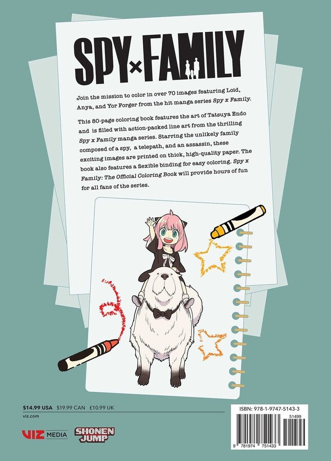 Spy X Family: The Official Coloring Book