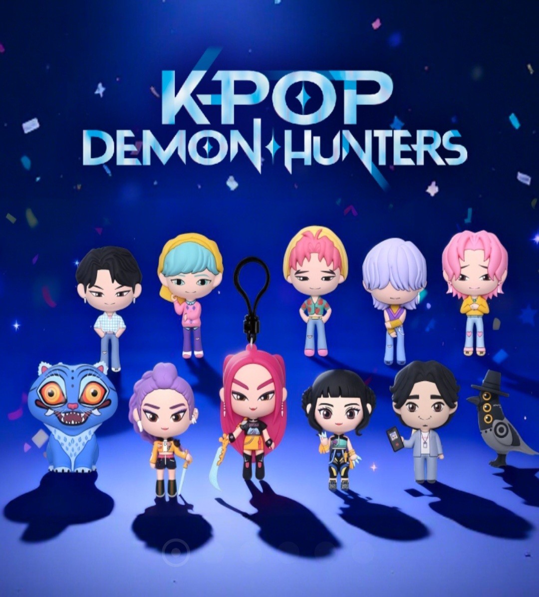 KPop Demon Hunters Series 1: 3D Foam Bag Clip Blind Pack
