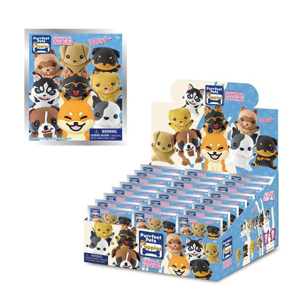 Puppies: Mystery 3D Foam Bag Clip Figure