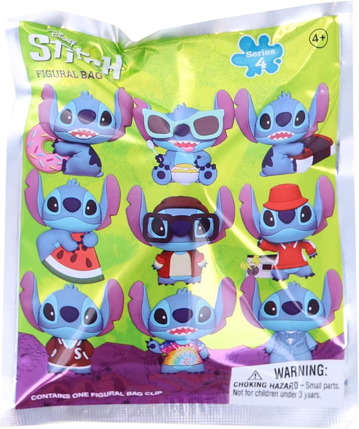 Disney Stitch: Mystery 3D Foam Bag Clip Series 4 Figure