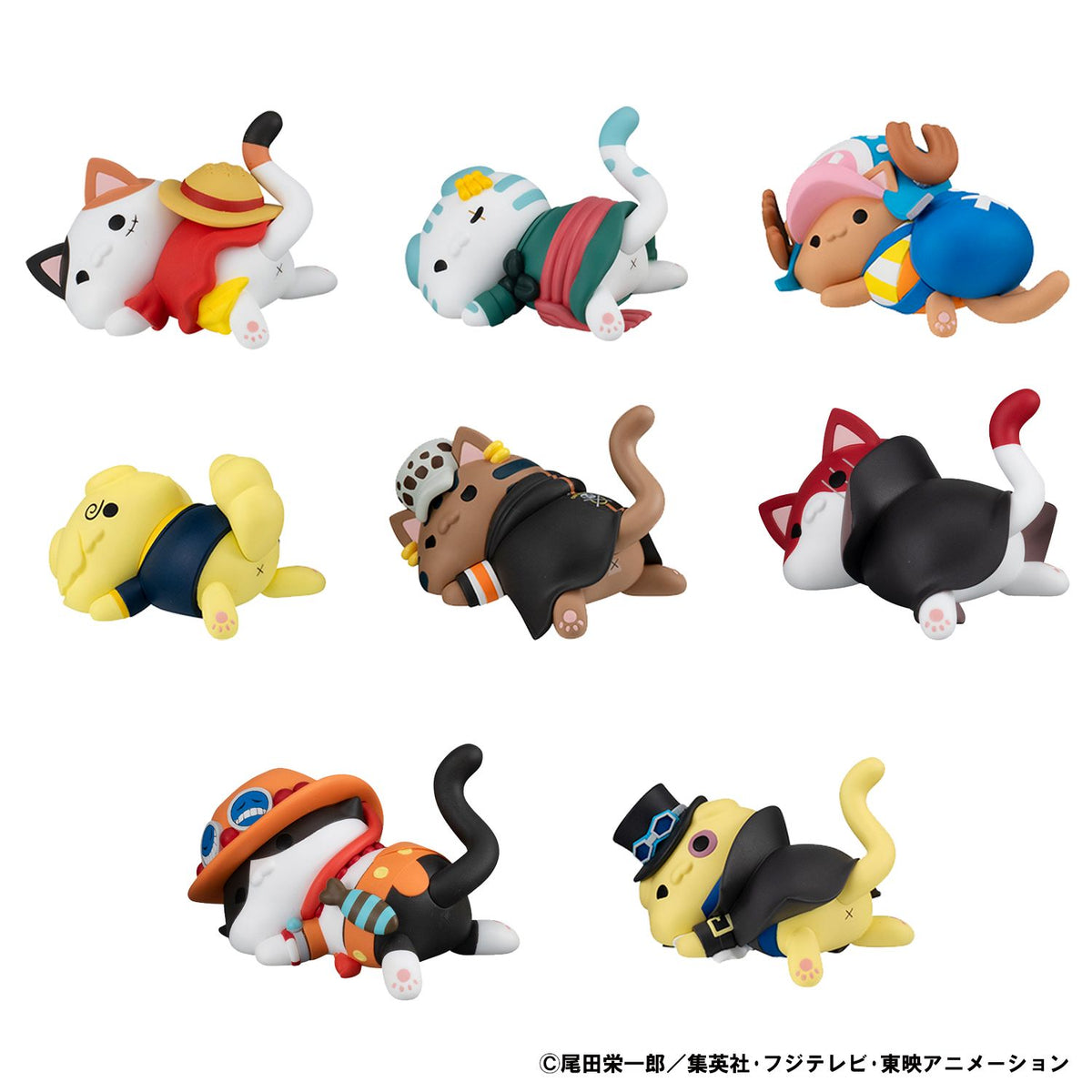One Piece: Nyan Sticky Kitties Mega Cat Project Series Blind Box