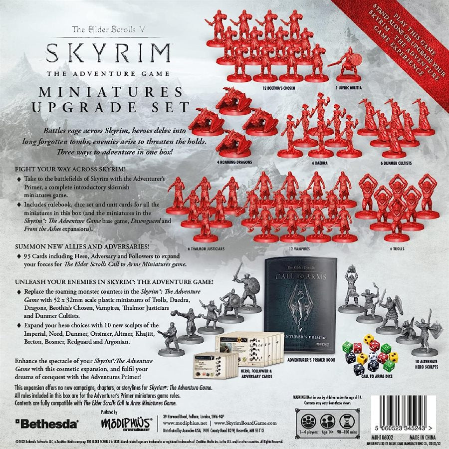 Elder Scrolls V: Skyrim - The Adventure Game: Miniatures Upgrade Set