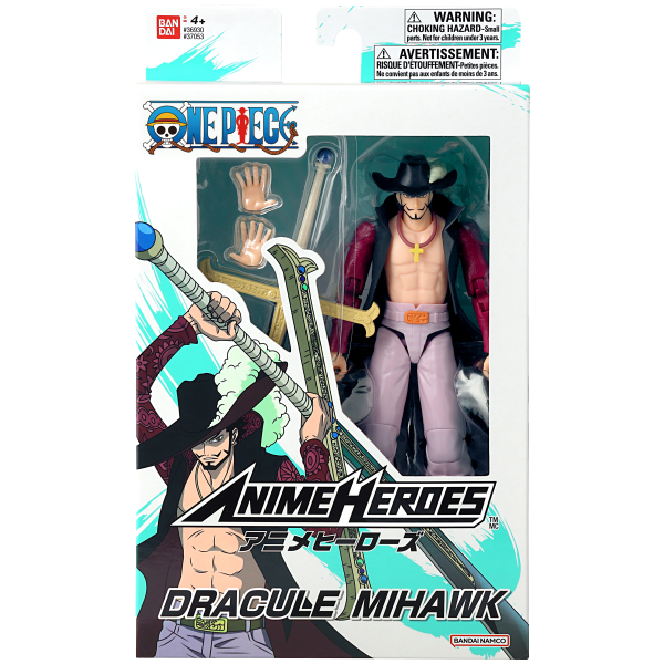 Anime Heroes: One Piece - Dracule Mihawk Action Figure