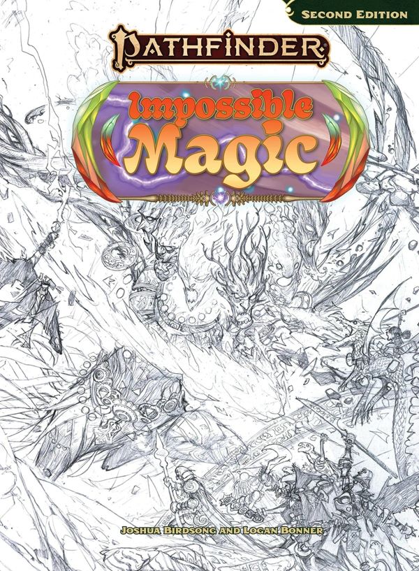 Pathfinder 2E: Remaster Impossible Magic Sketch Cover