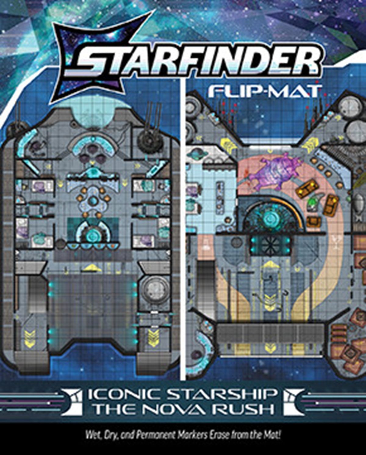 Starfinder RPG: Flip-Mat - Iconic Starship Nova Rush