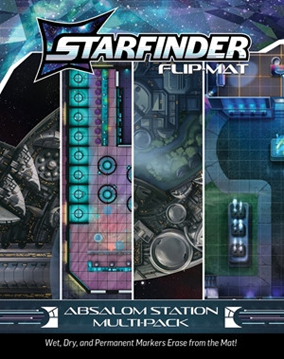 Starfinder RPG: Flip-Mat - Absalom Station Multi-Pack