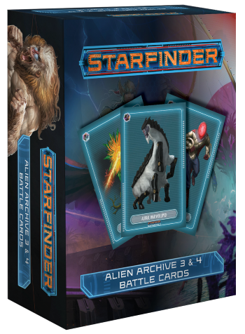 Starfinder RPG: Alien Archive 3 & 4 Battle Cards