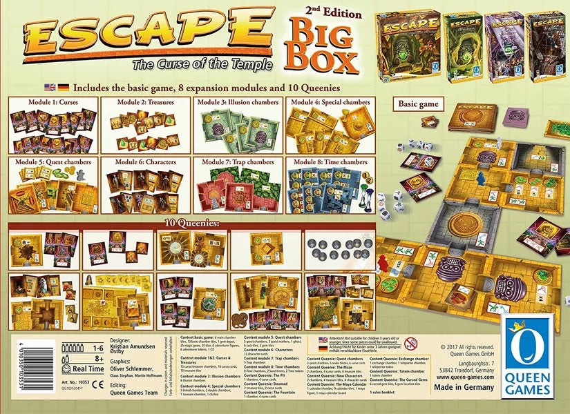Escape: The Curse of the Temple - Big Box Second Edition