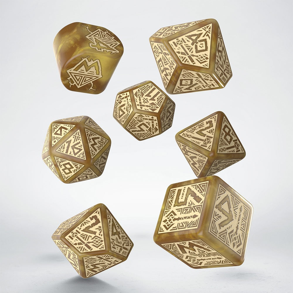 Viking Dice Set: Gold