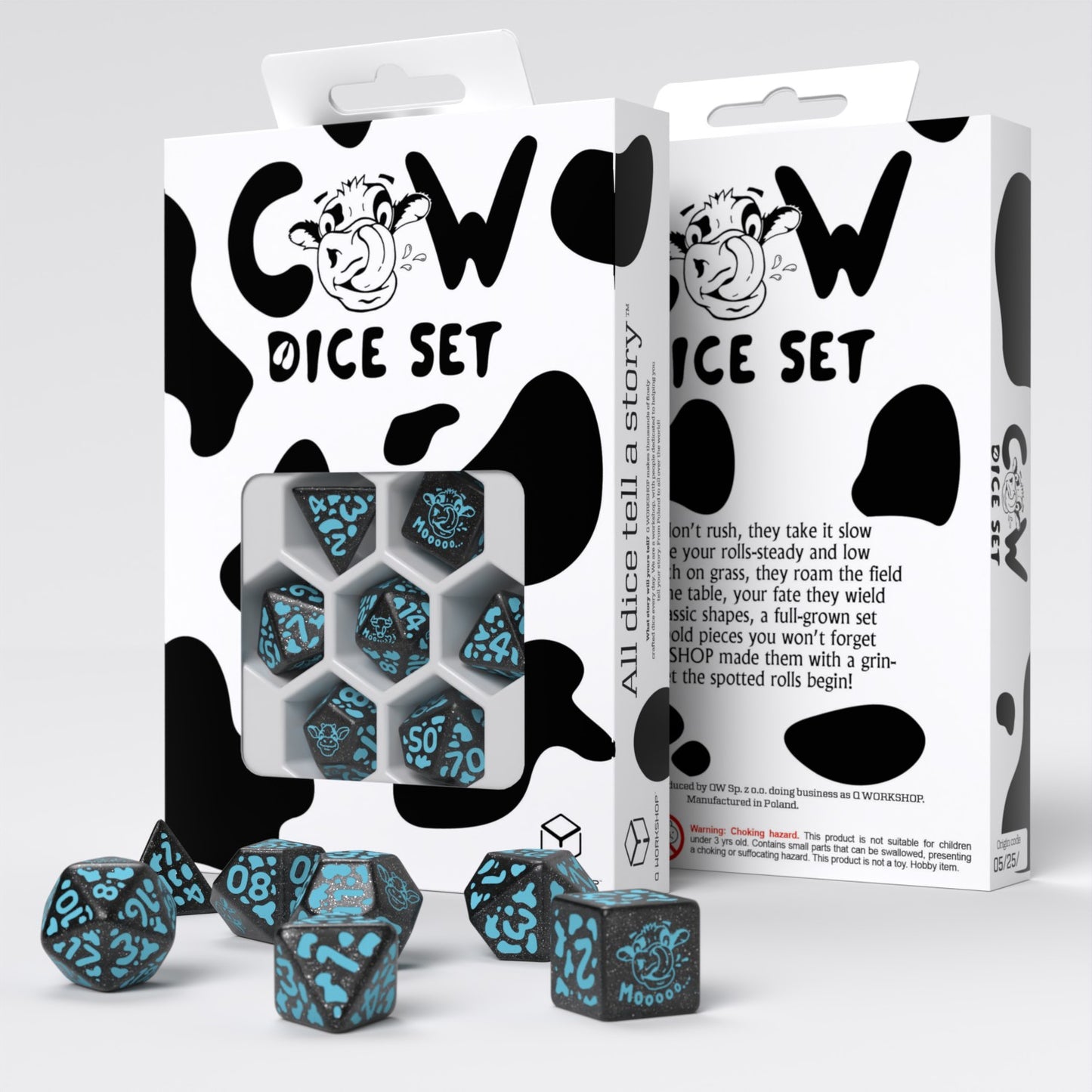 Cow Dice Set: Moolissa
