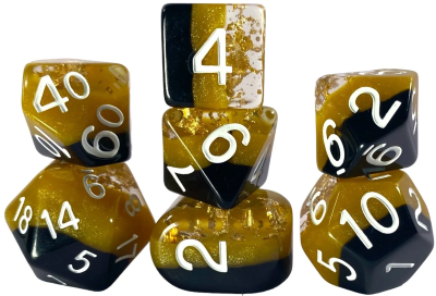 Role 4 Initiative: 7 Piece Dice Set - Dwarven Stout