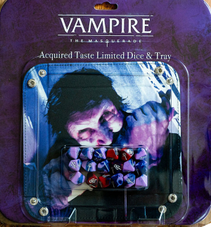 Vampire The Masquerade 5th Edition RPG: Acquired Taste Limited Dice & Tray