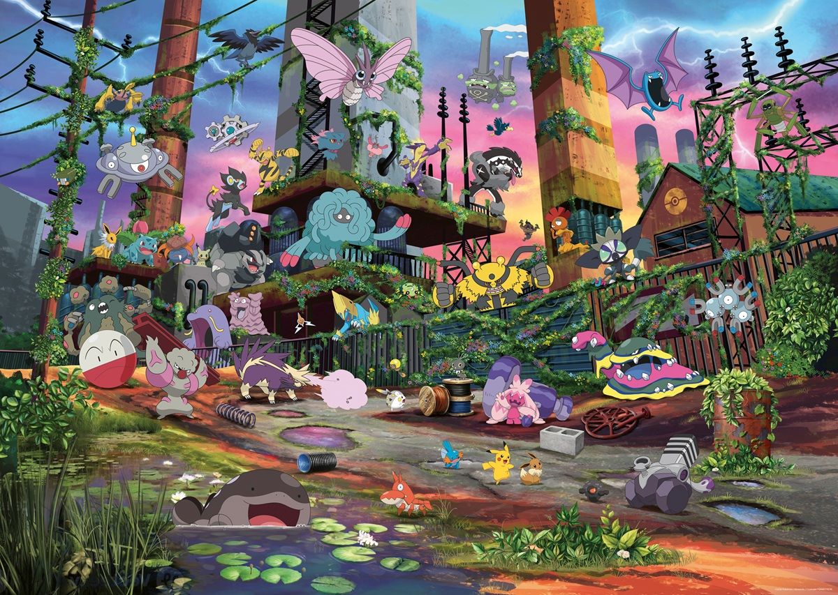 Pokemon Puzzle: 1000 Piece - Breakout (Jolteon, Power Plant)
