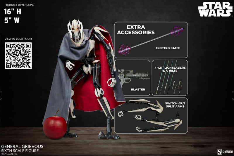 Sideshow: Star Wars 1:6 Scale Figure - General Grievous
