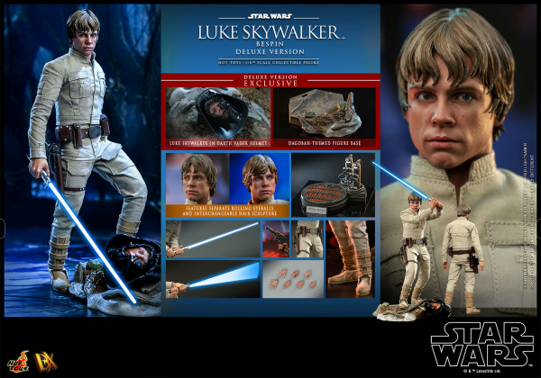 Hot Toys: Star Wars The Empire Strikes Back 1:6 Scale Figure - Luke Skywalker Bespin Deluxe Version