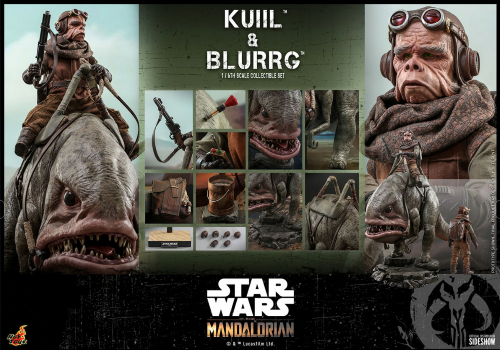 Hot Toys: Star Wars The Mandalorian™ 1:6 Scale Figure - Kuiil™ & Blurrg™