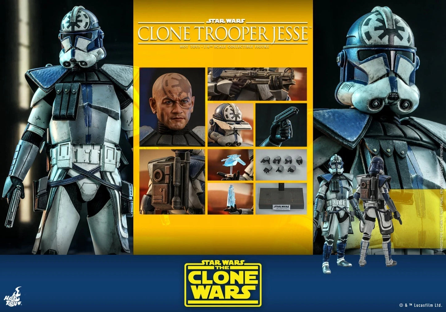 Hot Toys: Star Wars The Clone Wars™ 1:6 Scale Figure - Clone Trooper Jesse