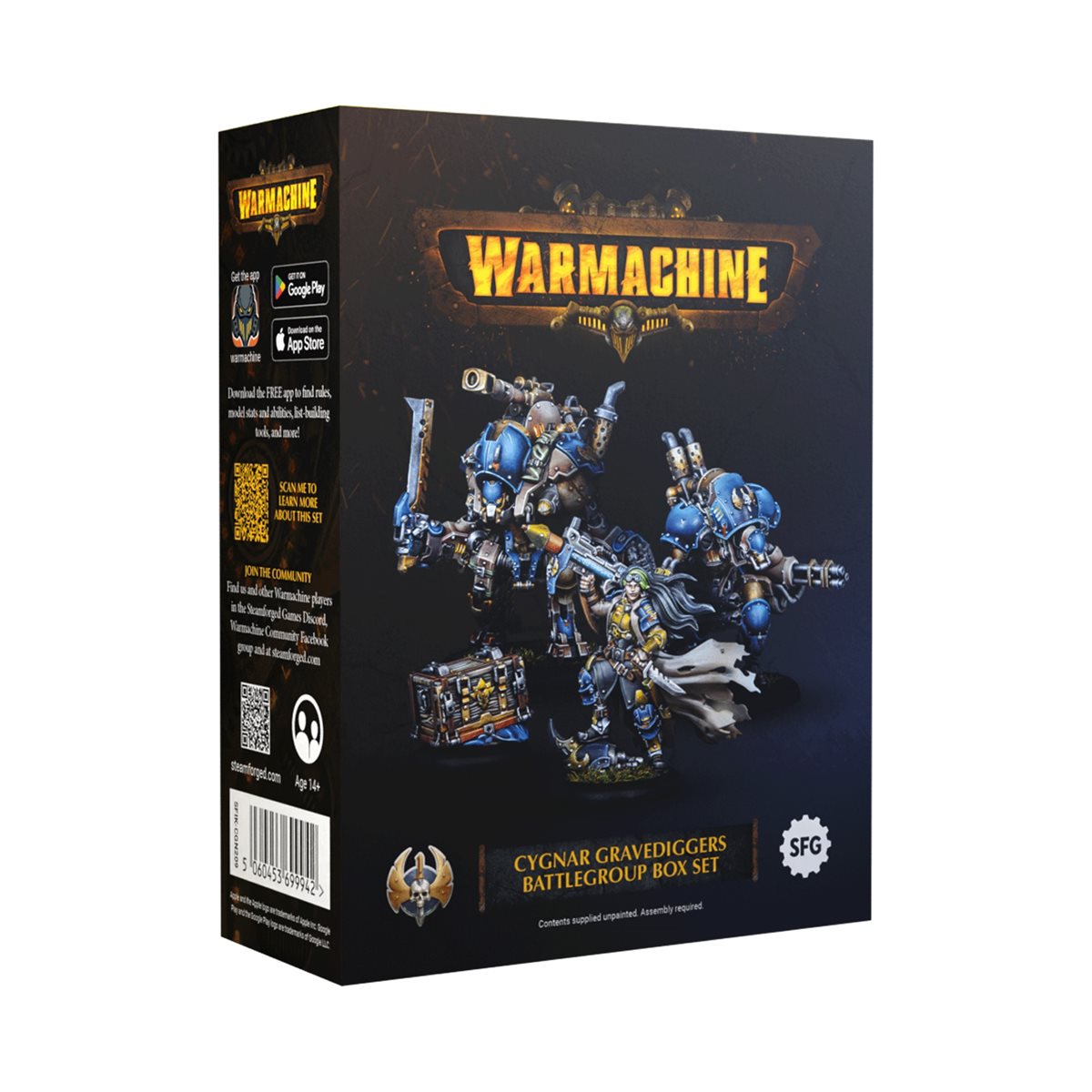 Warmachine: Cygnar - Gravediggers Battlegroup Box