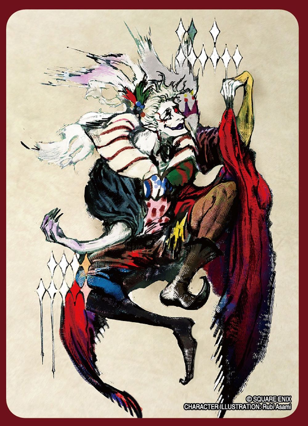 Final Fantasy TCG: Series 2 Card Sleeves 100 Count - Kefka