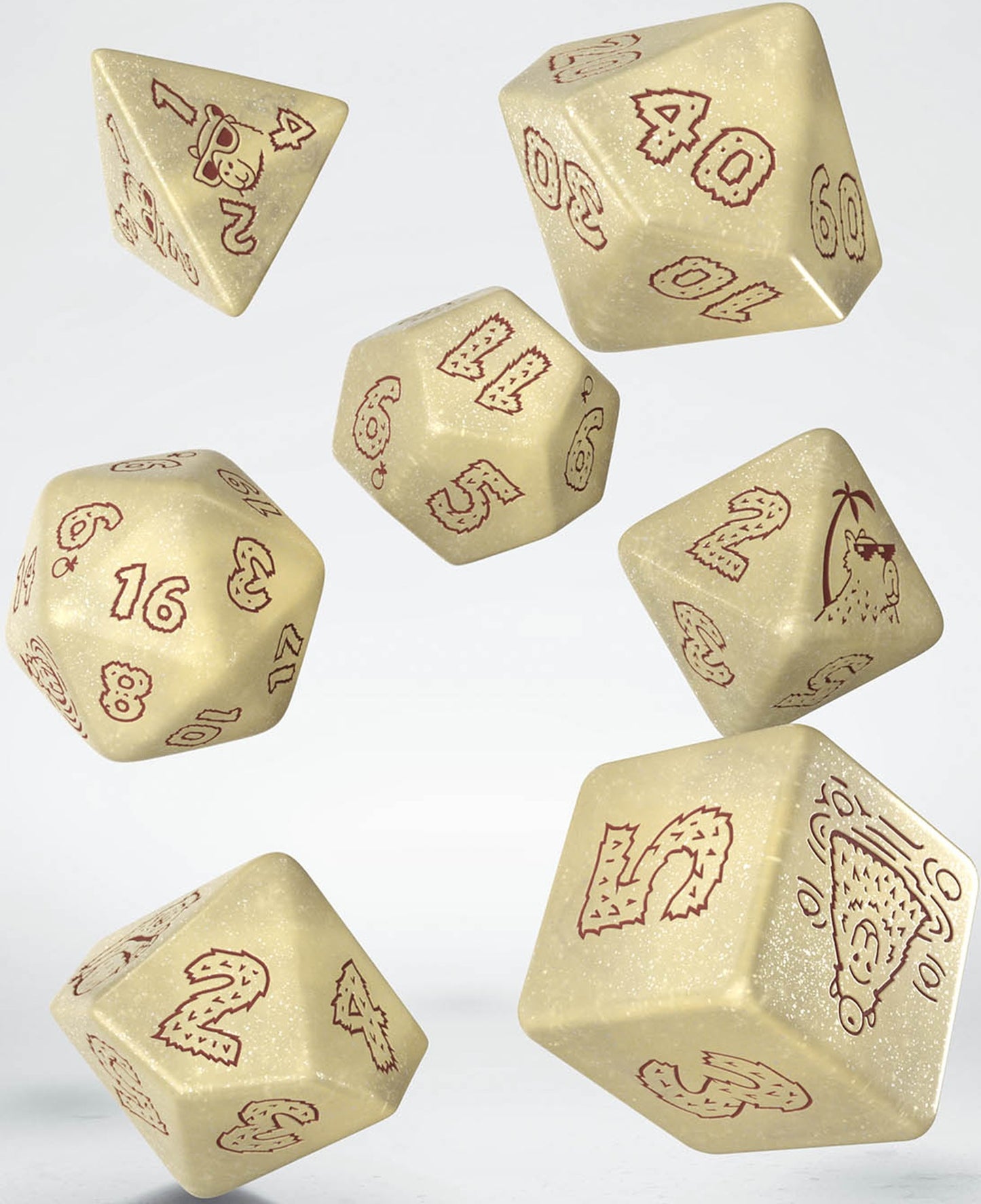 Capybara Dice Set - Sleepie
