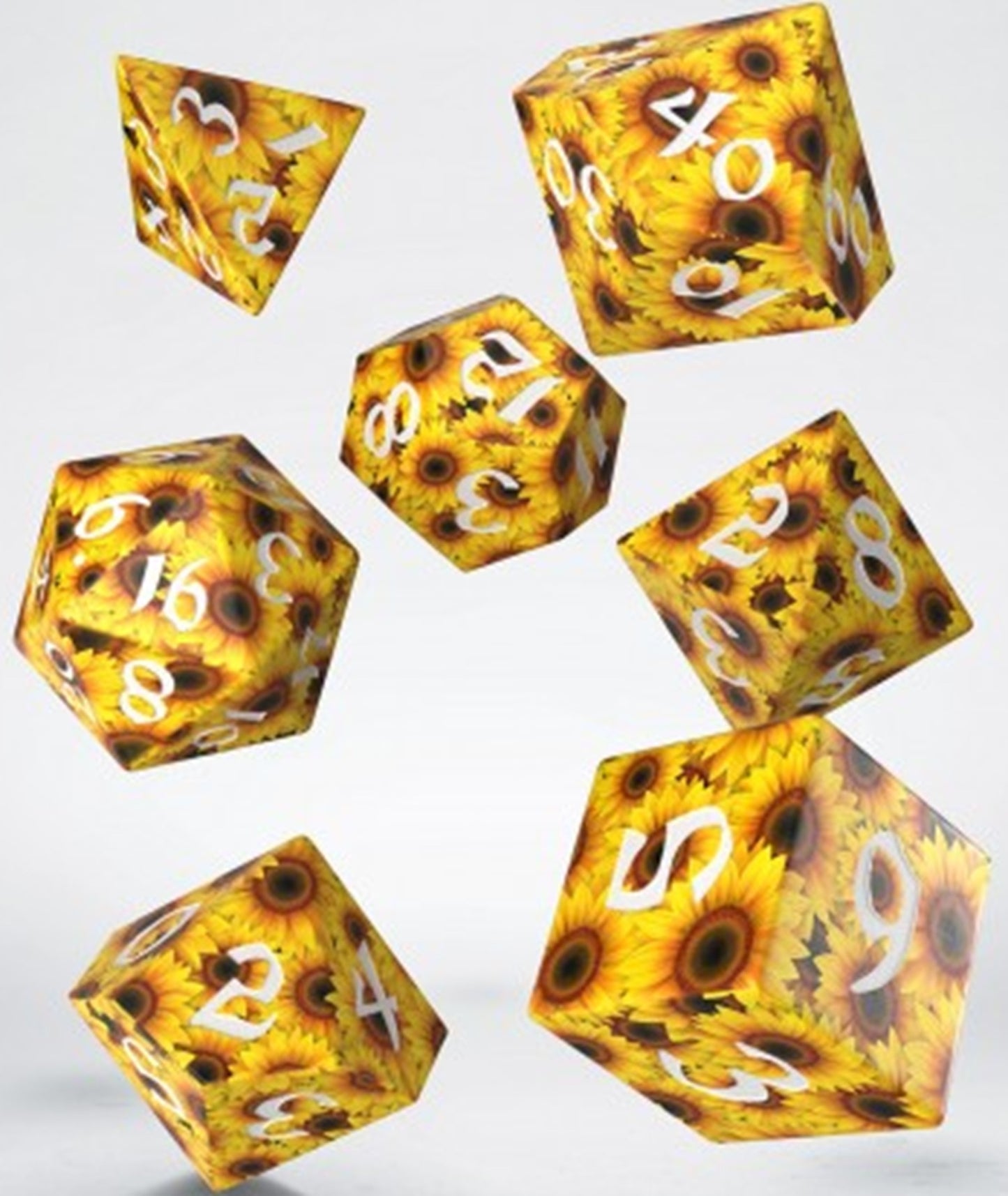 Full Art Dice Set - Sunflower