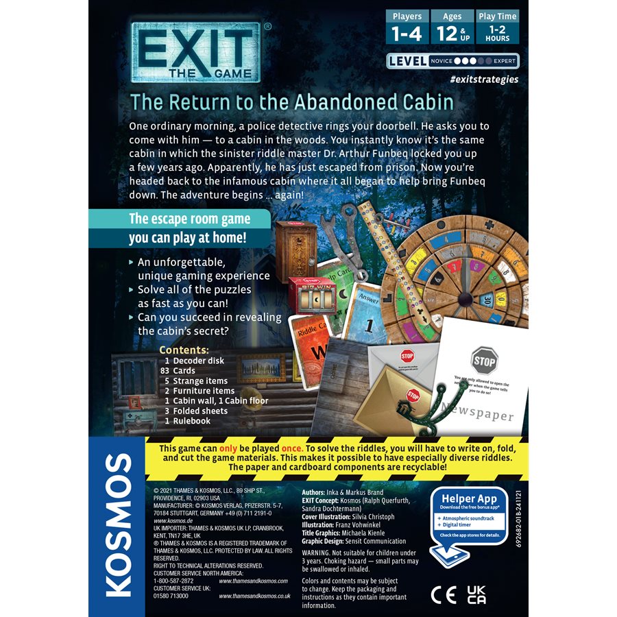 Exit: The Game - The Return To The Abandoned Cabin