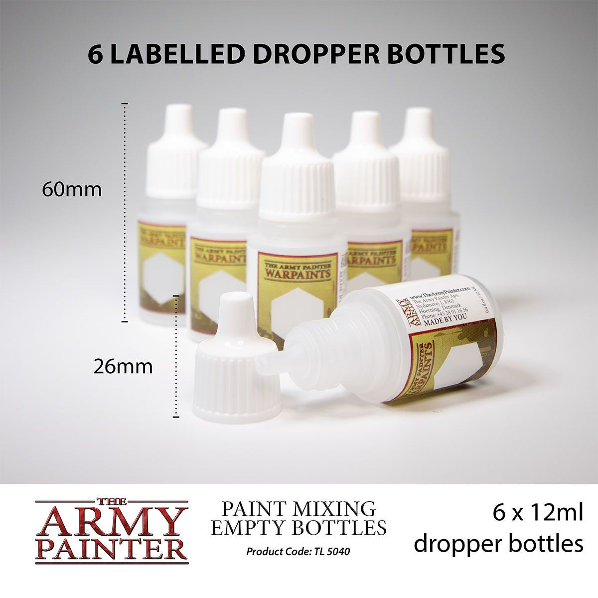 Army Painter: Empty Mixing Bottles