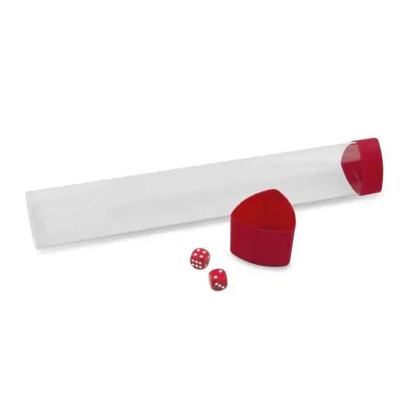 BCW: Playmat Tube With Dice Cap - Red