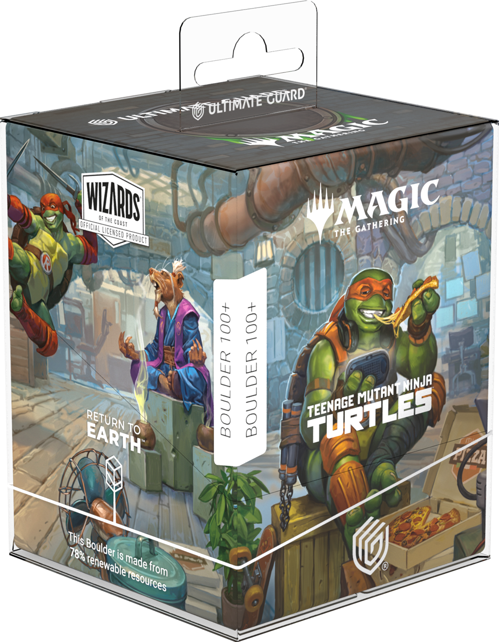 MTG Teenage Mutant Ninja Turtles: Boulder 100+ Deck Case – Turtle Lair