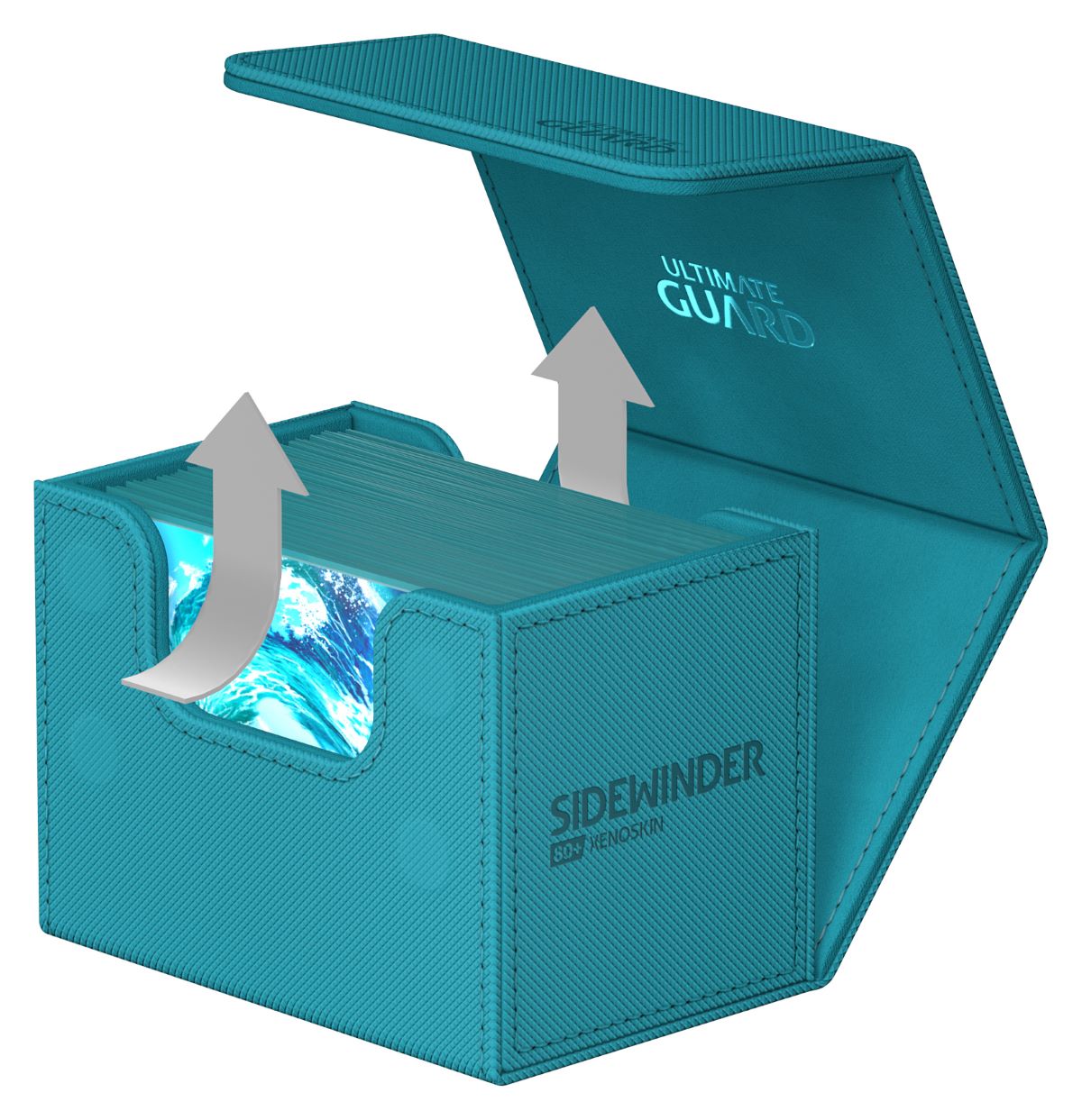 Ultimate Guard: Sidewinder Deck Case 80+ - Monocolor Petrol