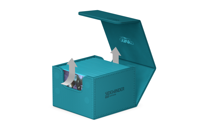 Ultimate Guard: Sidewinder Deck Case 133+ - Monocolor Petrol