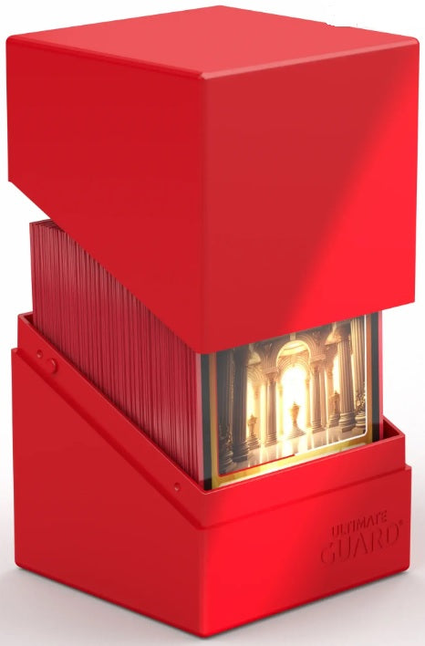 Ultimate Guard: Boulder 100+ Deck Case - Solid Red