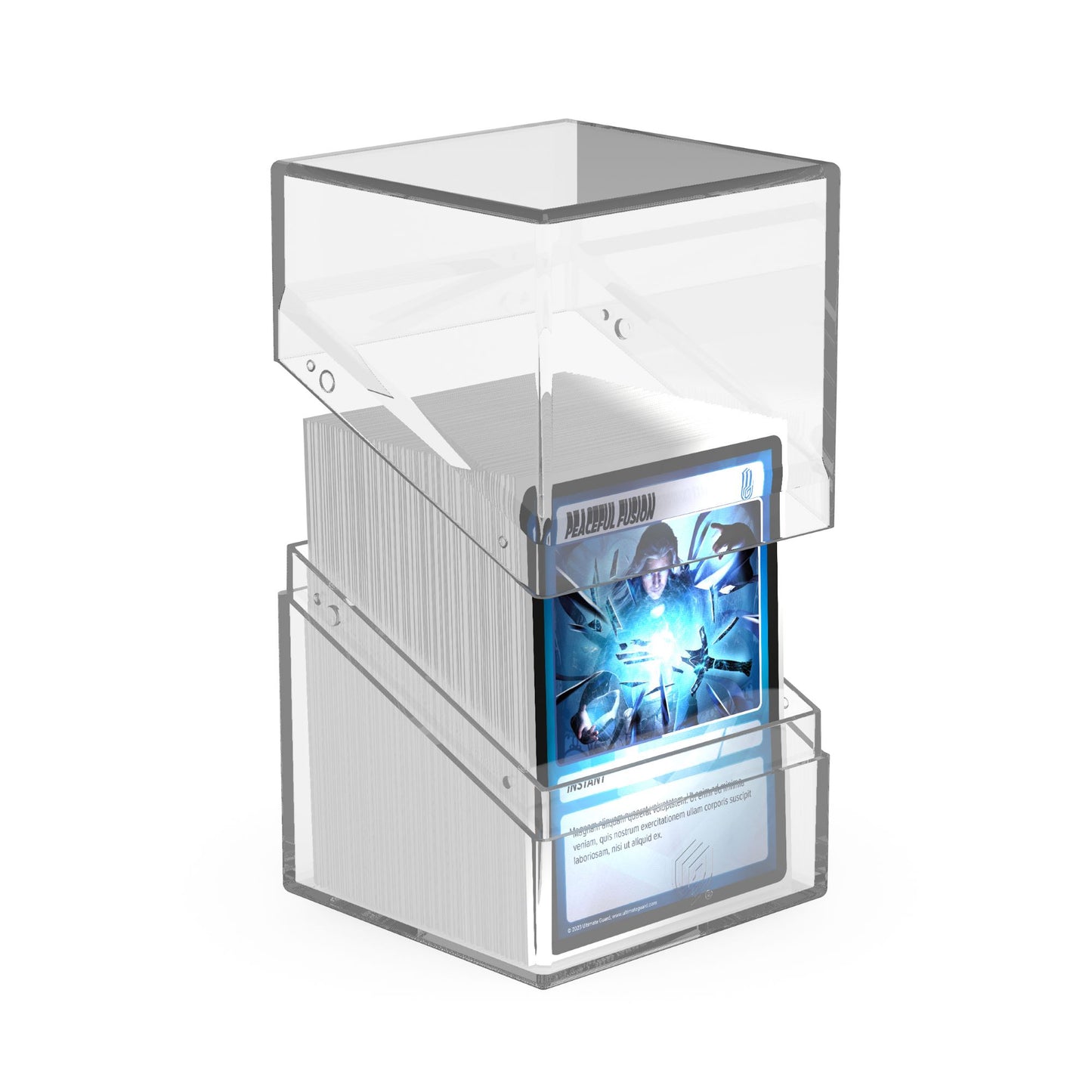 Ultimate Guard: Boulder 100+ Deck Case – Clear Transparent