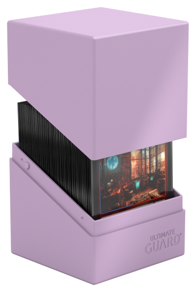 Ultimate Guard: Boulder 100+ Deck Case – Pastel Solid Lavender Purple
