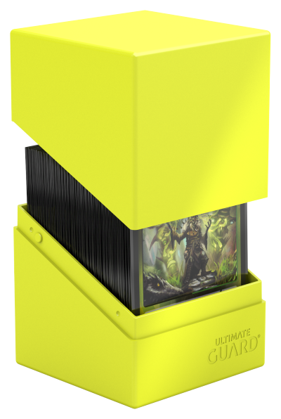 Ultimate Guard: Boulder 100+ Deck Case – Neon Yellow