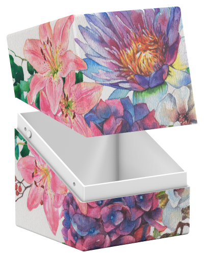Ultimate Guard: Boulder 100+ Deck Case - Floral Lotus Bloom