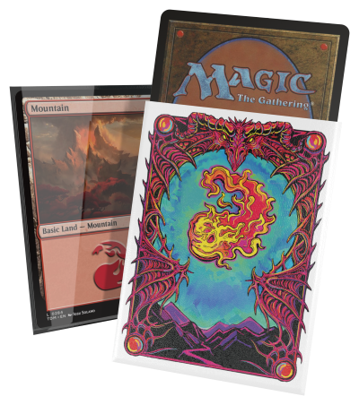 Ultimate Guard: Art Sleeves 100 Count - MTG Mana Token Mountain