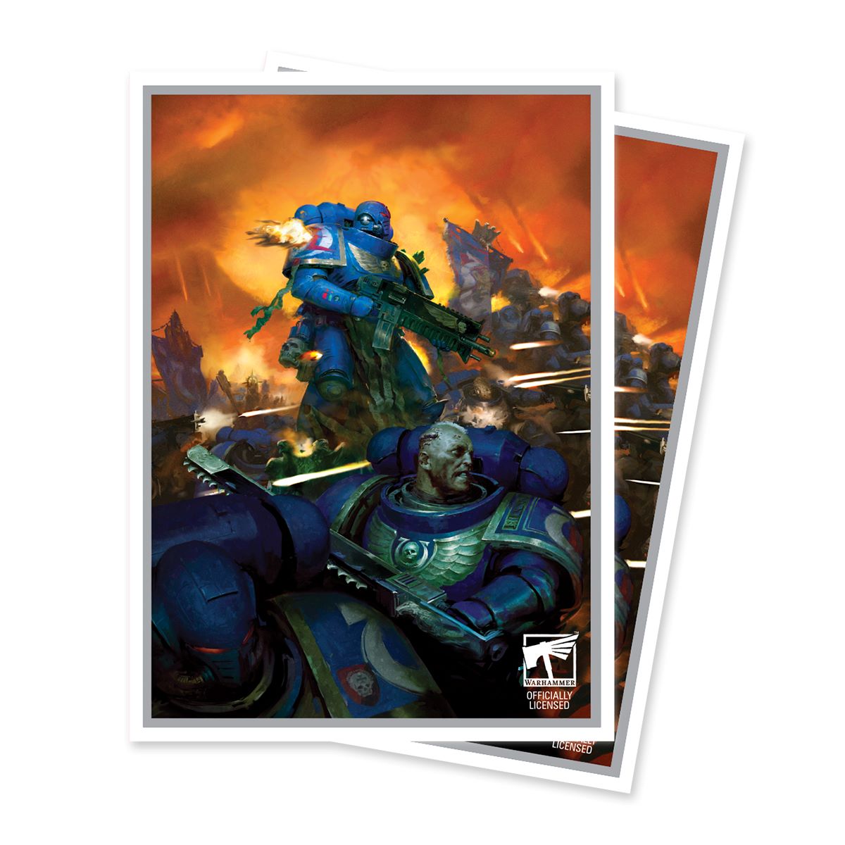 Warhammer 40,000 - APEX Deck Protector Sleeves 105 Count - Space Marines Adeptus Astartes