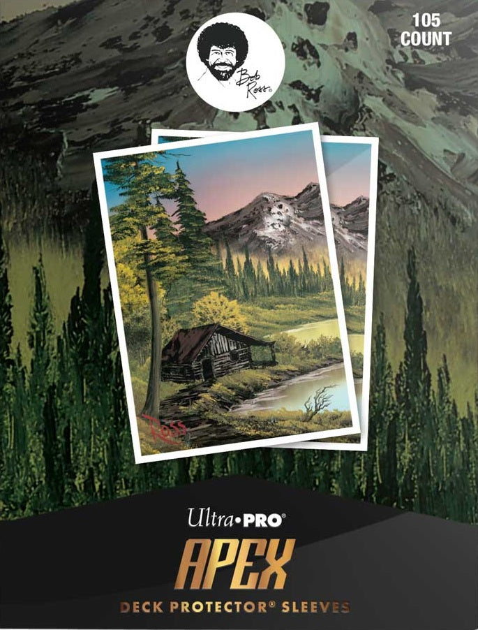Ultra Pro: Apex Sleeves 105 Count Bob Ross Mountain Retreat Amazing Stories Ultra Pro: Apex Sleeves 105 Count Bob Ross Mountain Retreat Amazing Stories