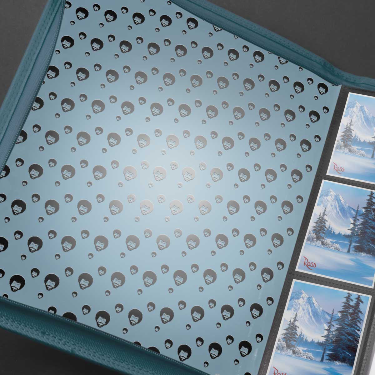Ultra Pro: 9-Pocket Zippered PRO Binder - Bob Ross Winter Paradise