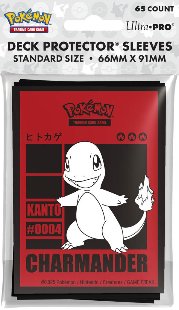 Pokémon: Standard Deck Protector Sleeves 65 Count - Charmander
