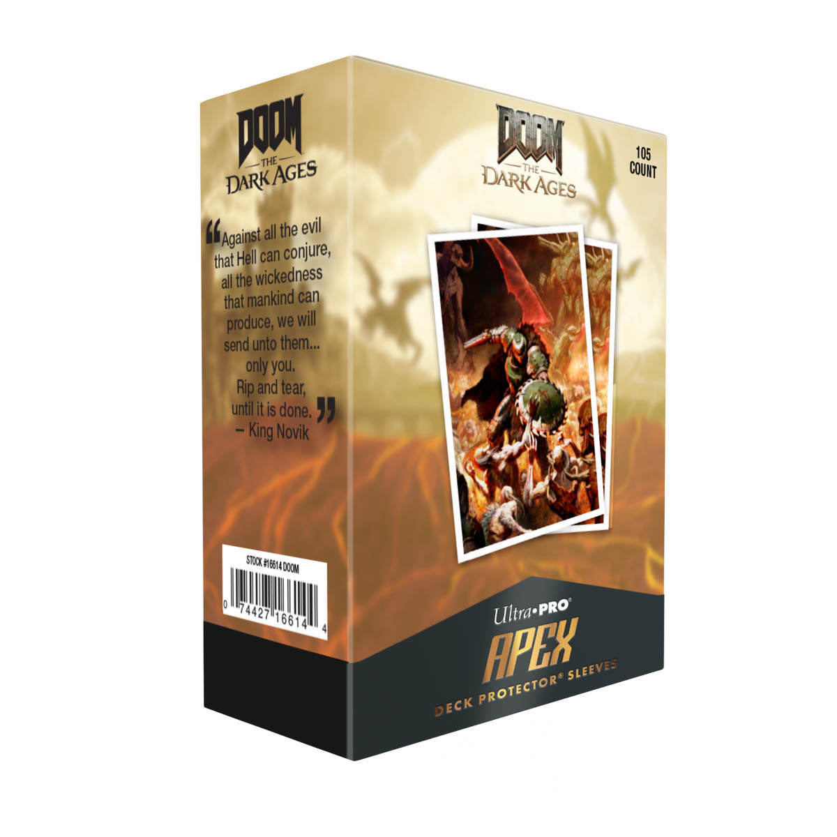 Doom: Apex Sleeves 105 Count - Bethesda 1