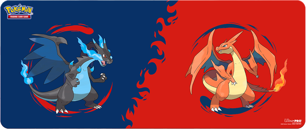 Pokémon: 6ft Playmat – Mega Charizard X & Mega Charizard Y