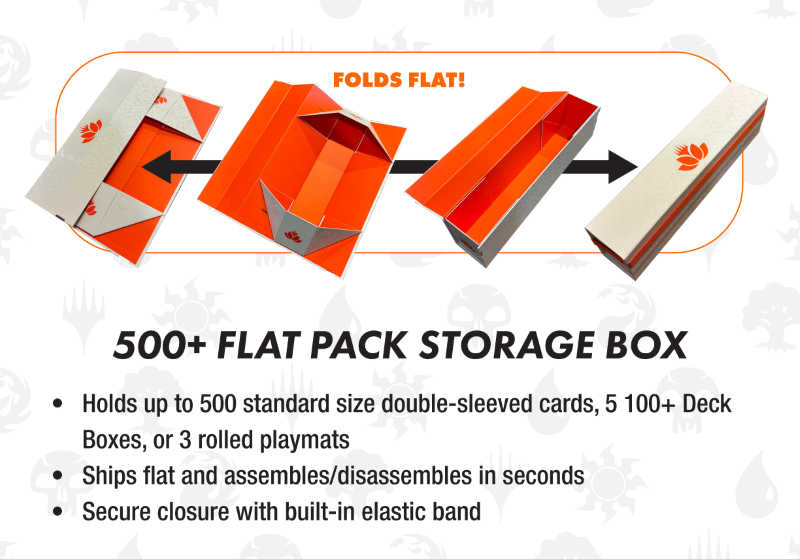 MTG Storage Box – Mana 8 500+ - Lotus