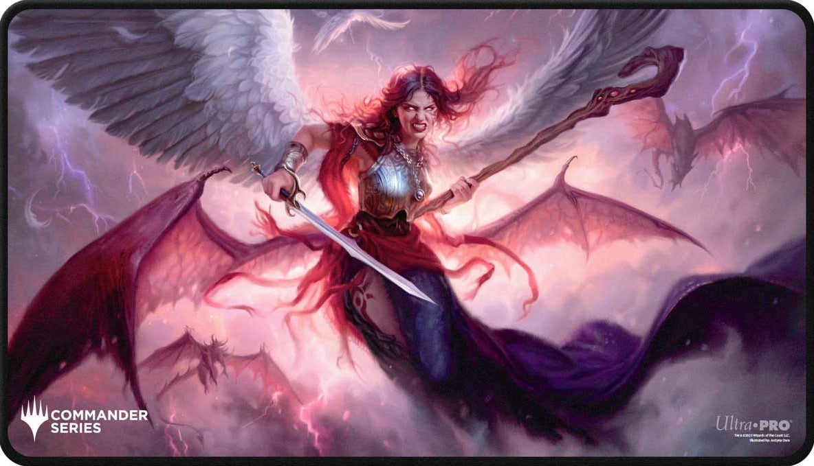 Commander Series 5: Stitched Playmat - Three Color Wedge Kaalia