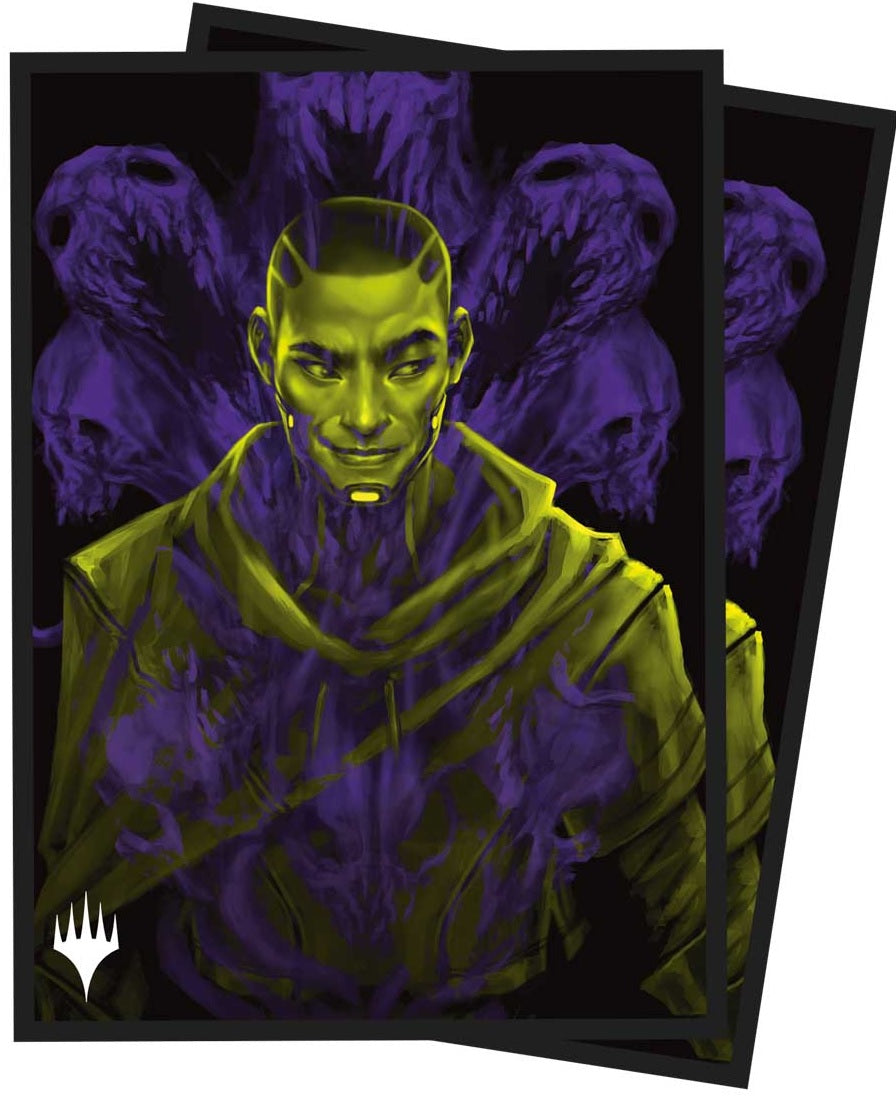 Duskmourn House Of Horror - Deck Protector Sleeves 100 Count - Kaito, Bane of Nightmares