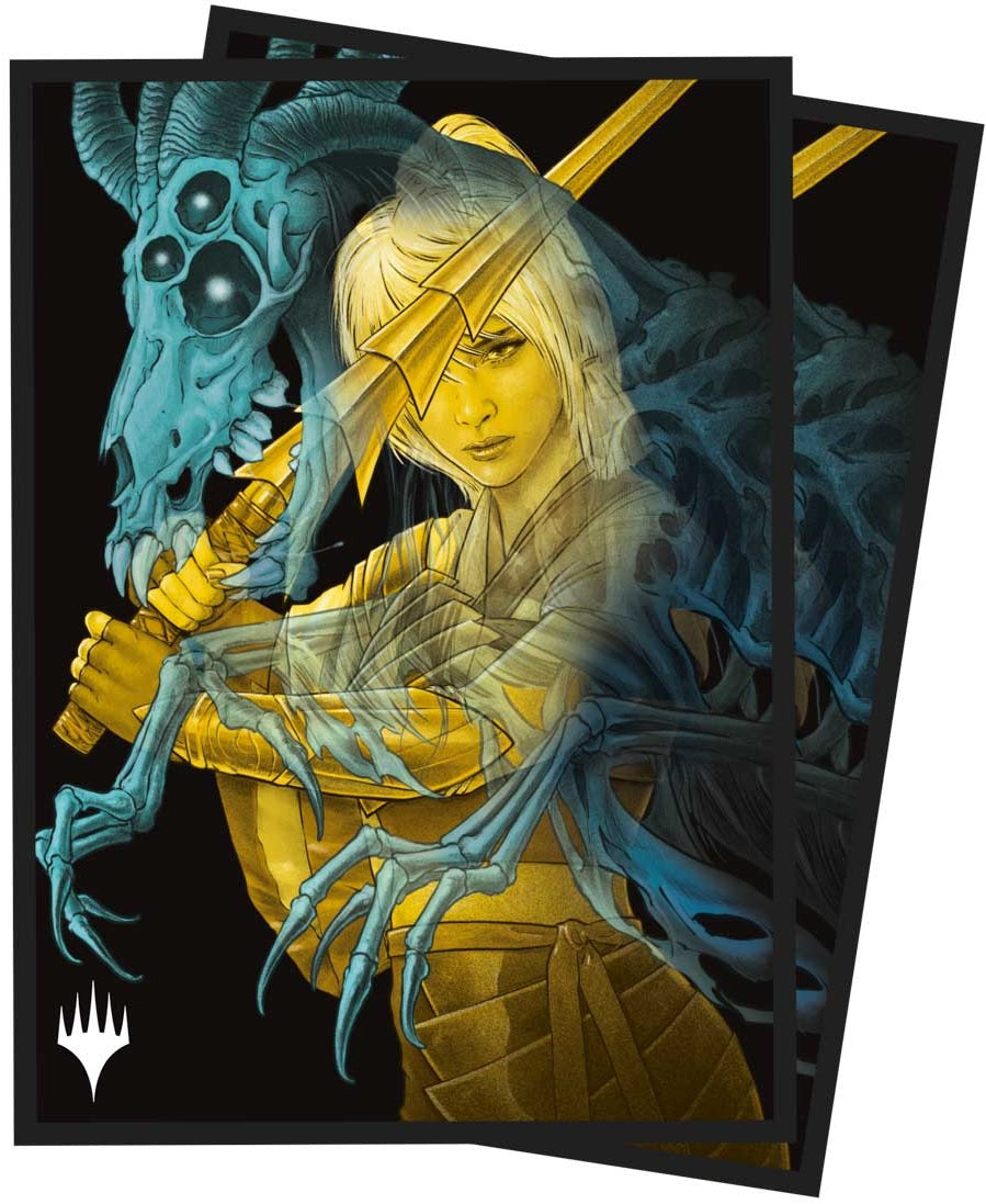Duskmourn House Of Horror - Deck Protector Sleeves 100 Count - The Wandering Rescuer