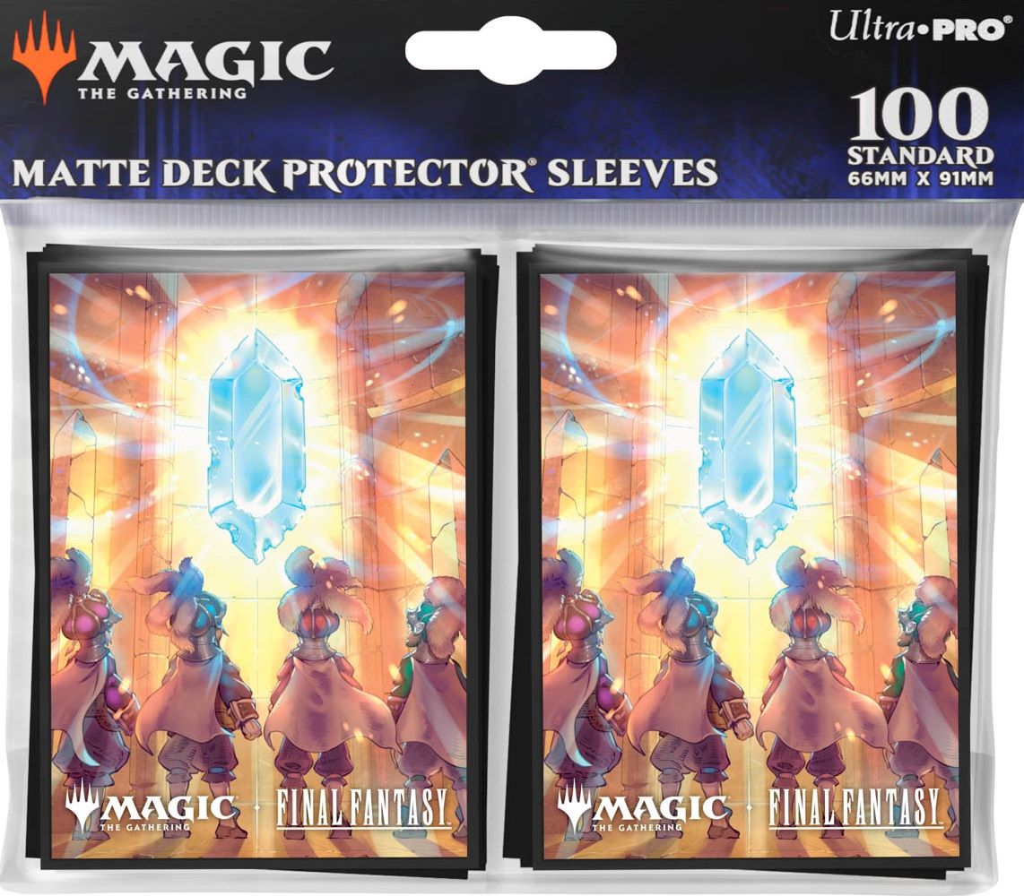 MTG Final Fantasy - Deck Protector Sleeves 100 Count - The Crystal’s Chosen