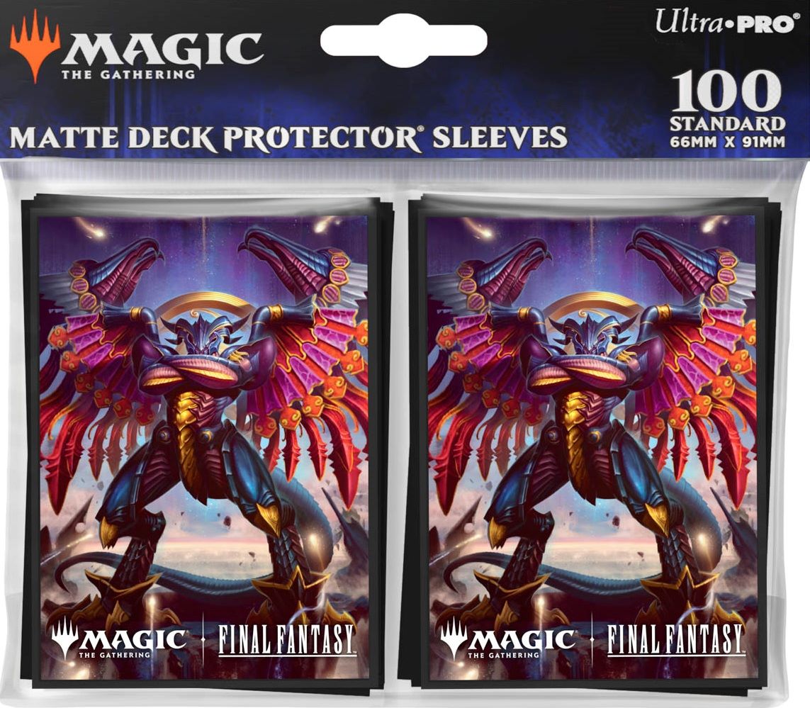 MTG Final Fantasy - Deck Protector Sleeves 100 Count - Summon Bahamut