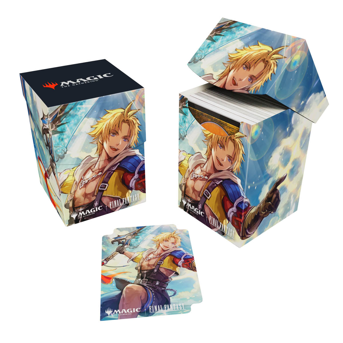 MTG Final Fantasy - 100+ Deck Box - Tidus, Yuna's Guardian